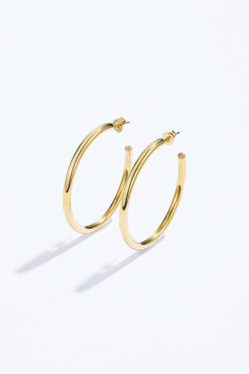 Ohrringe - Halbcreole - Edelstahl