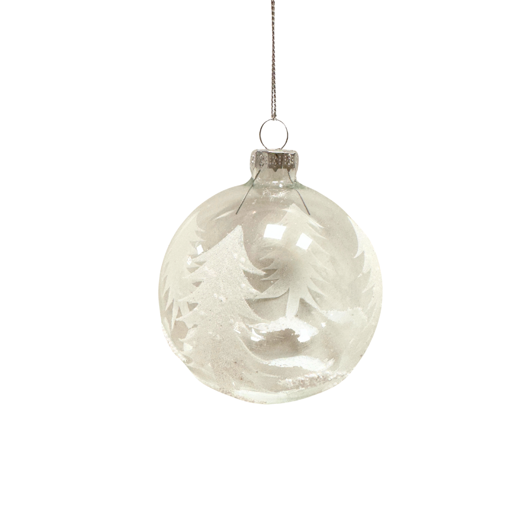 Weihnachtskugel - Winterwald