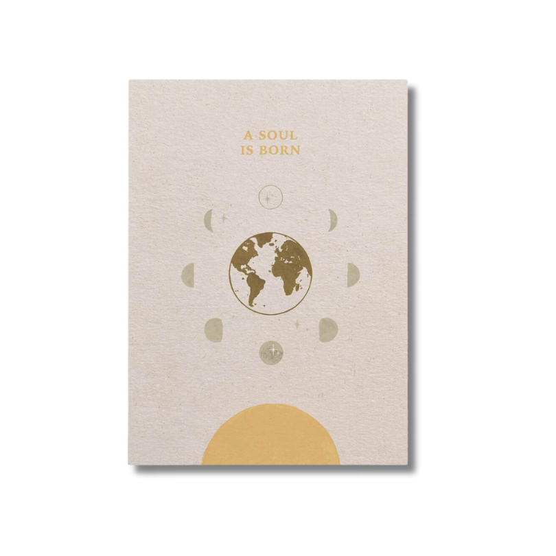 Postkarte • Geburt • A Soul is born