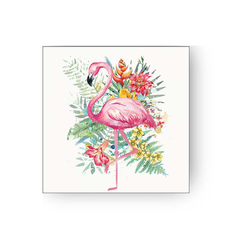 Papierserviette M - Tropical Flamingo
