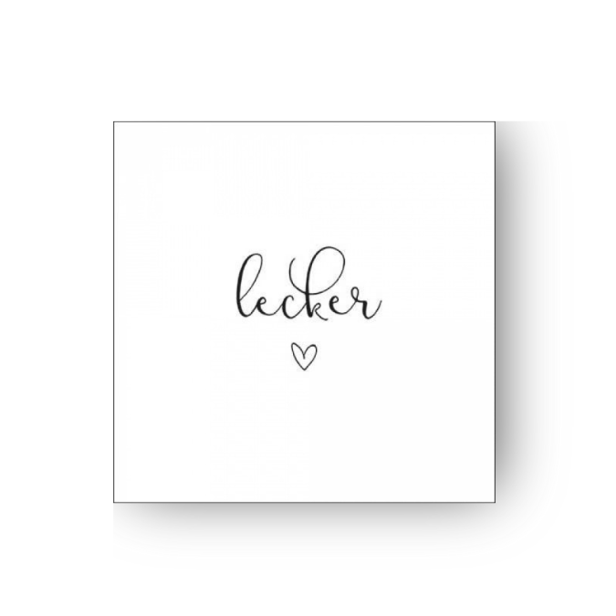 Papierserviette M • Lecker