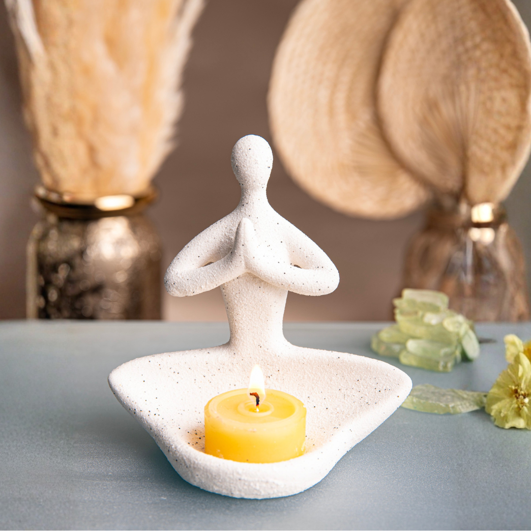 Räucherstäbchenhalter Teelicht - Buddha