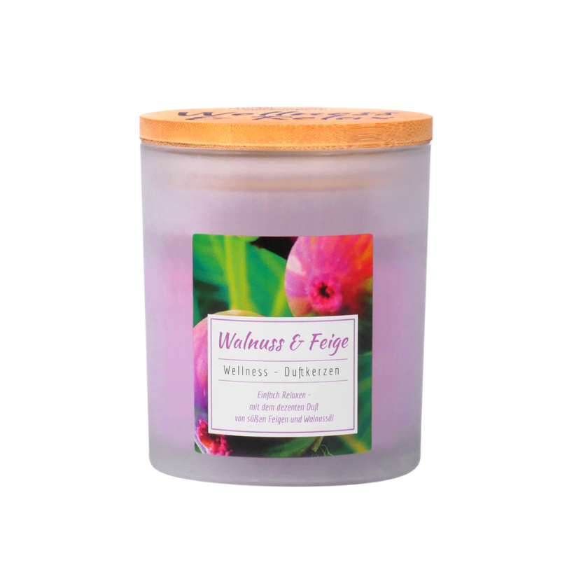 Wellnesskerze • Walnuss Feige