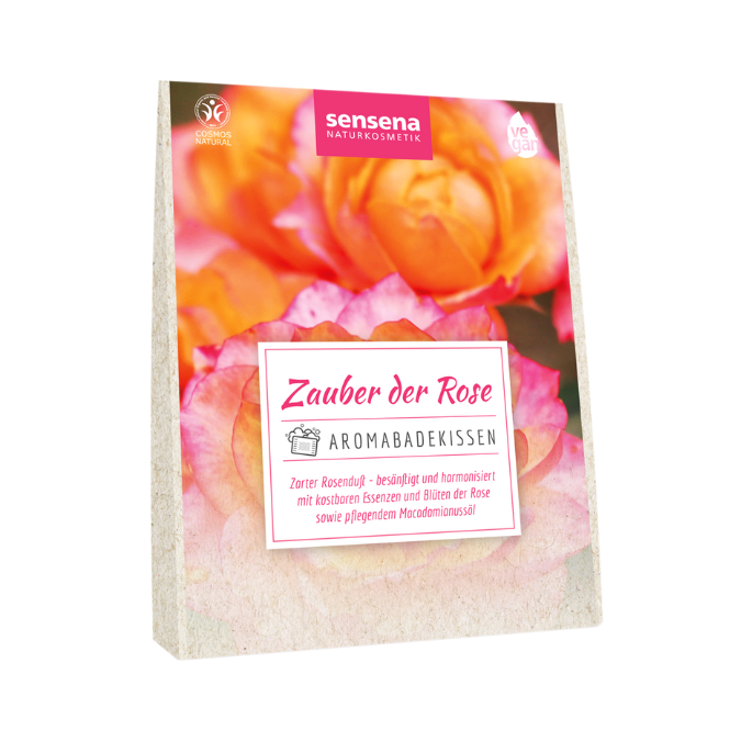 Naturkosmetik • Badekissen • Zauber der Rose