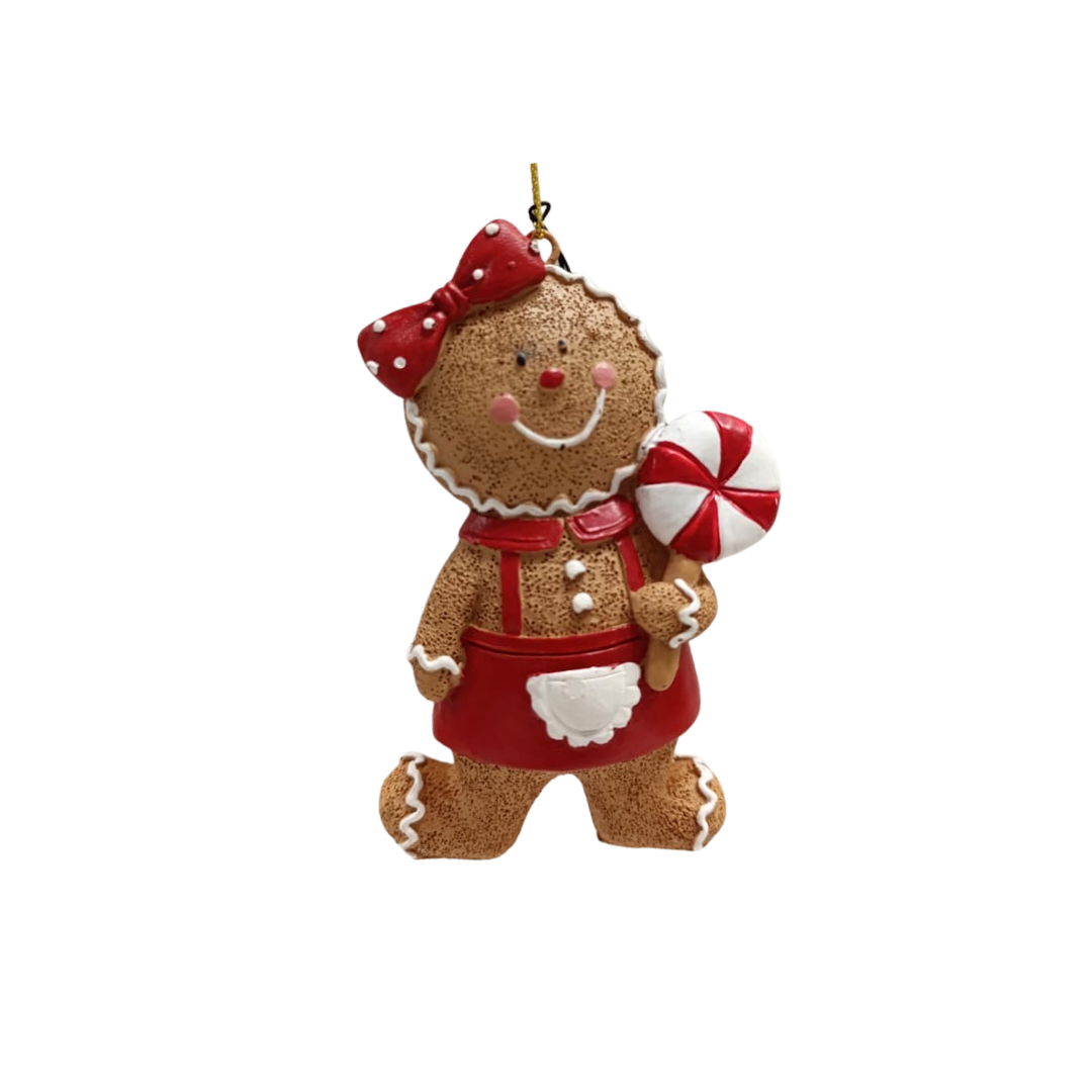 Dekoanhänger • Lebkuchenfrau Keks Lolli