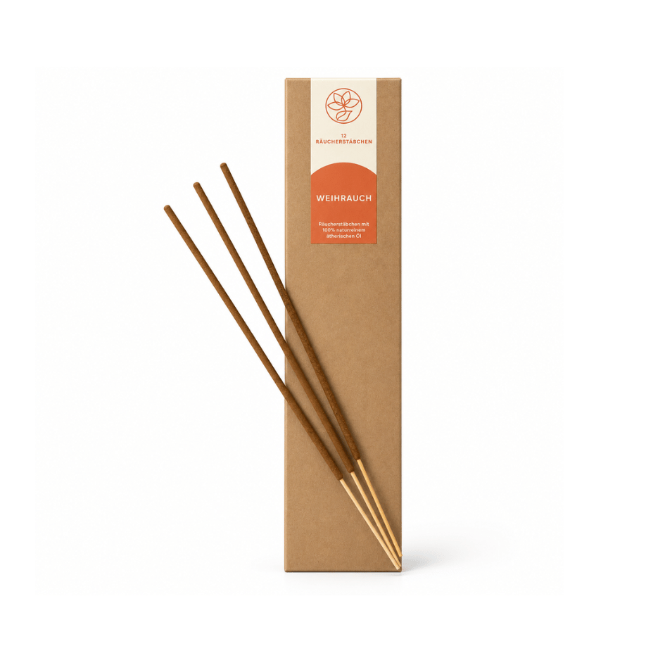 Räucherstäbchen - Weihrauch - mit 100% naturreinem ätherischen Öl