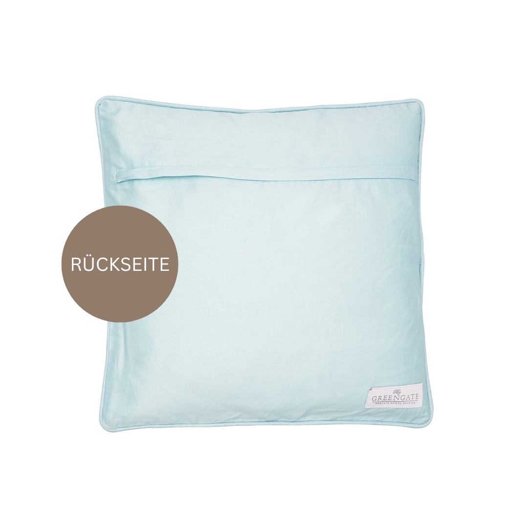 Kissenhülle - Gaya white mit Stickerei 40x40cm