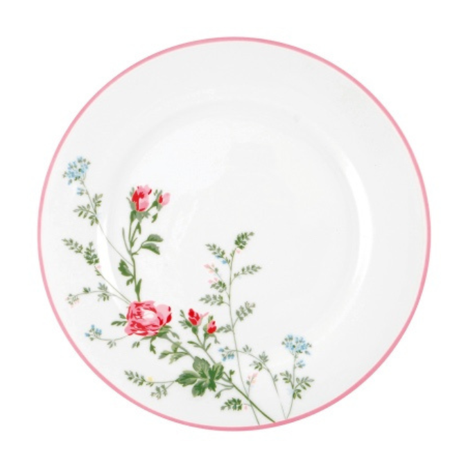 Speiseteller GreenGate constance white