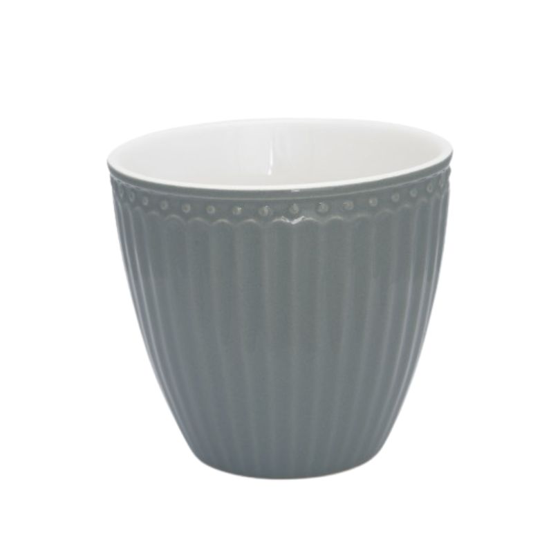 Latte Cup • Alice stone grey
