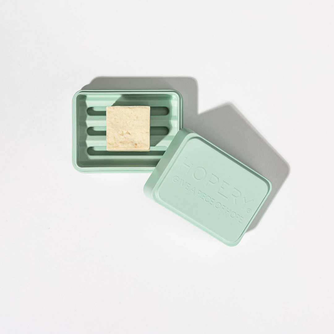 Seifenschale - 3in1 aus Bambus Mais - MINT