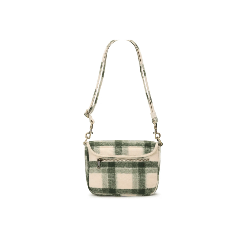 Tasche - Margault - Tartan grün
