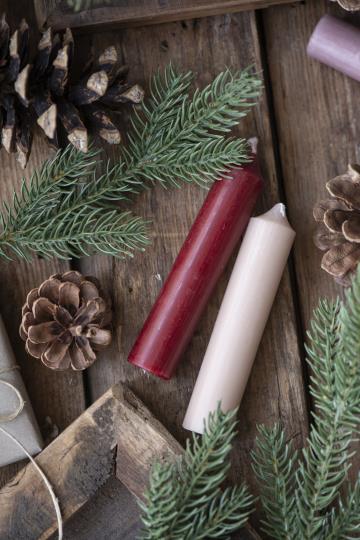 Baumkerze M • dunkelrot