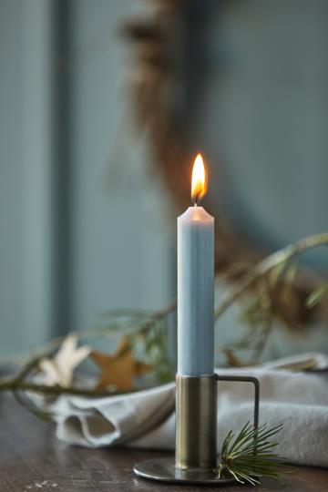 Baumkerze M • grau