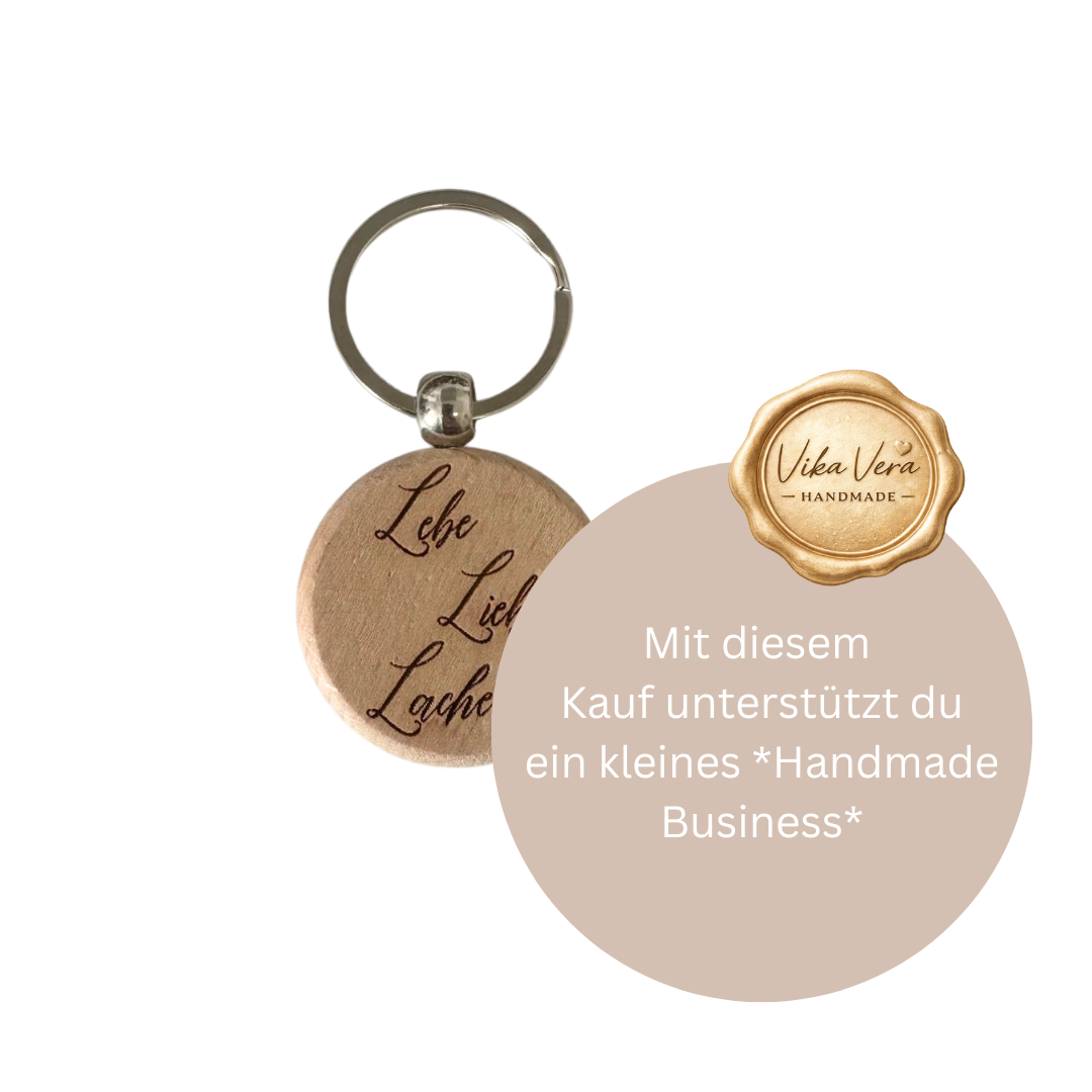 Schlüsselanhänger - Lebe Liebe Lache