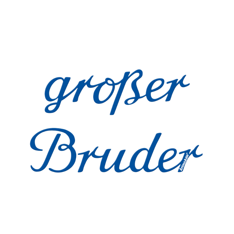 Bügelbild - großer Bruder