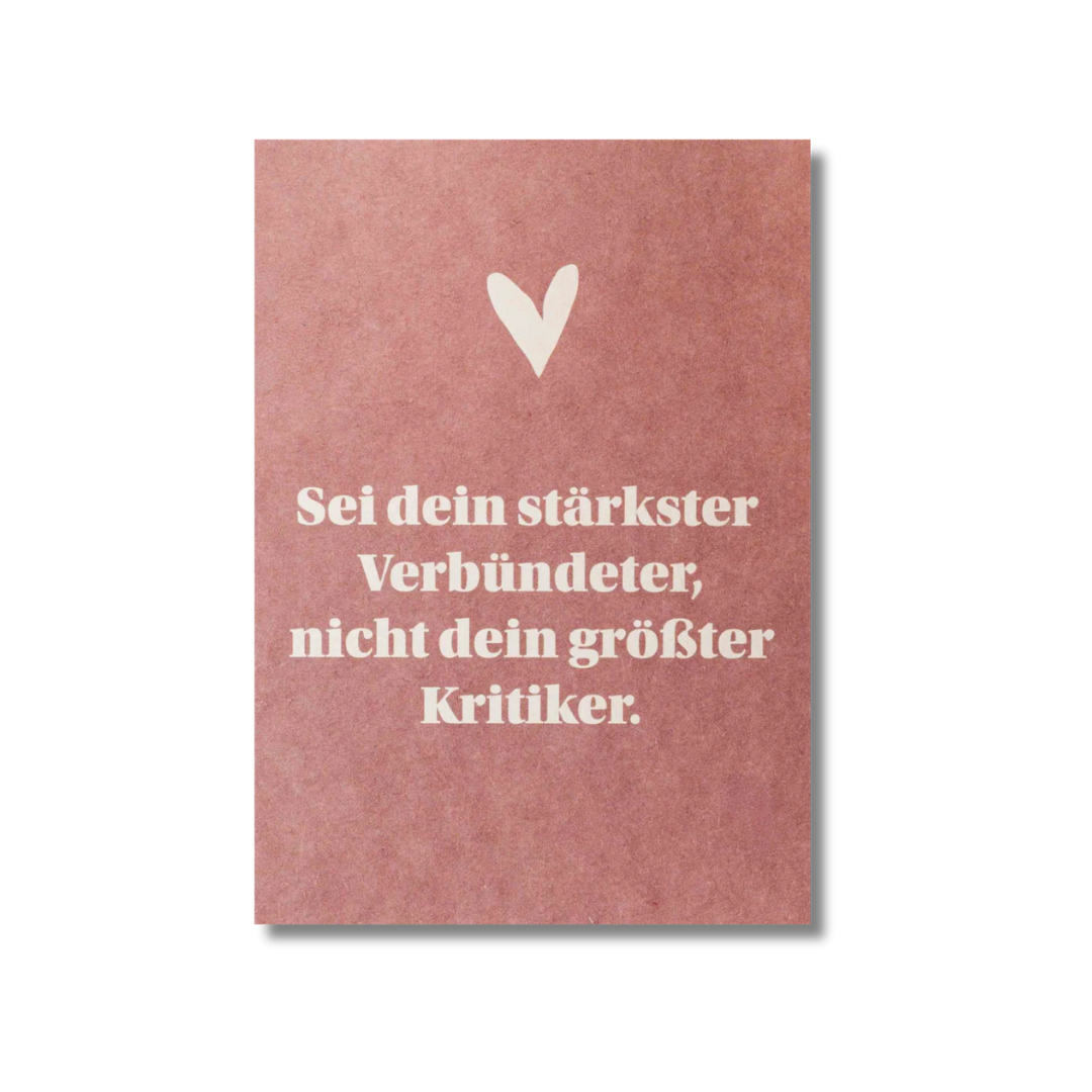 Postkarte • Sei dein stärkster Verbündeter