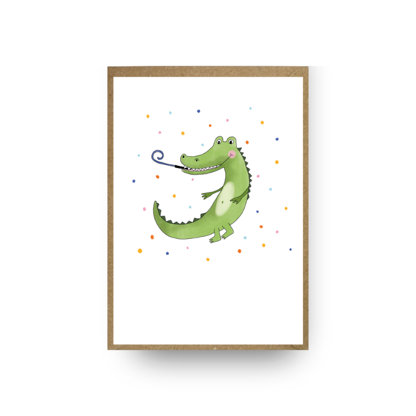 Doppelkarte • Krokodil