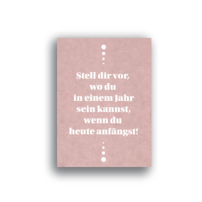 Postkarte • Stell Dir Vor Anfang