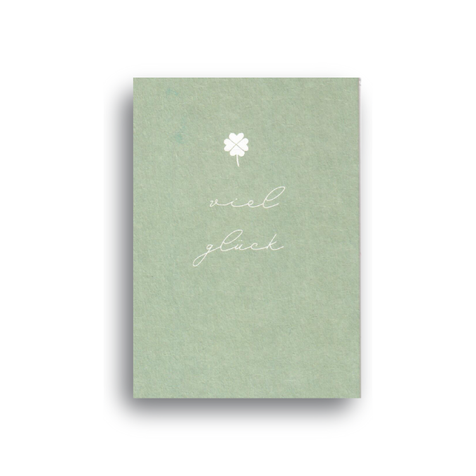 Postkarte • Viel Glück
