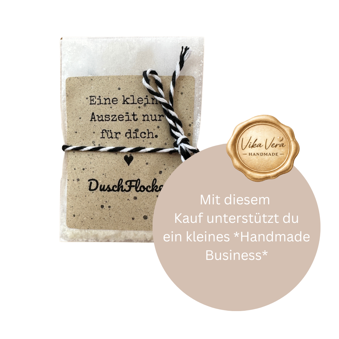 DuschFlocke - kleine Auszeit - festes DuschBad