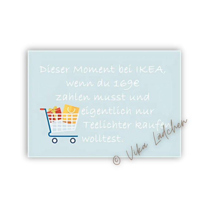 Postkarte • IKEA Teelichter *RESTPOSTEN
