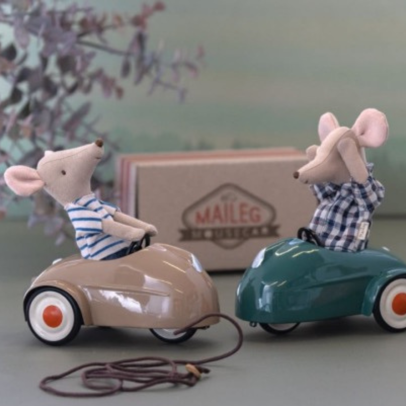 Maileg - Zubehör Maus Auto - braun