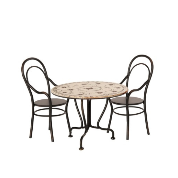Maileg - Zubehör Dining Table Set - schwarz