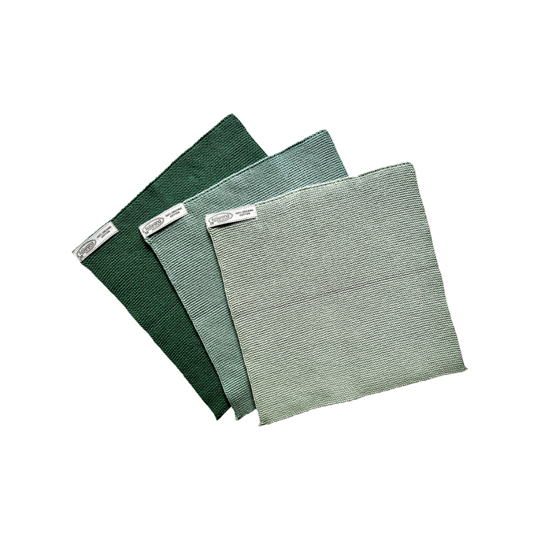 Wischtücher Bio - SET - meeresgrün