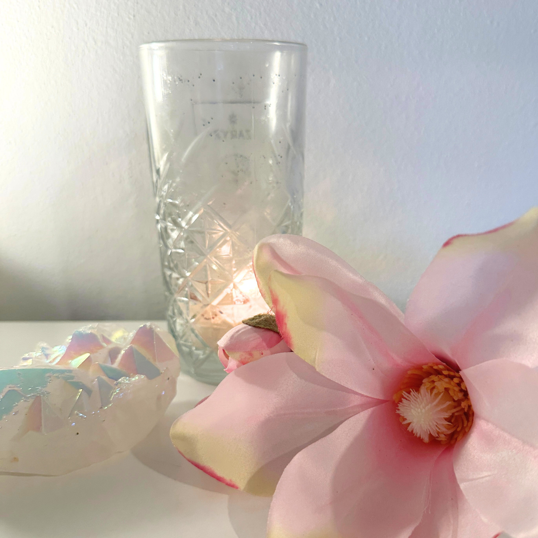 Kunstblume - Magnolie rosa