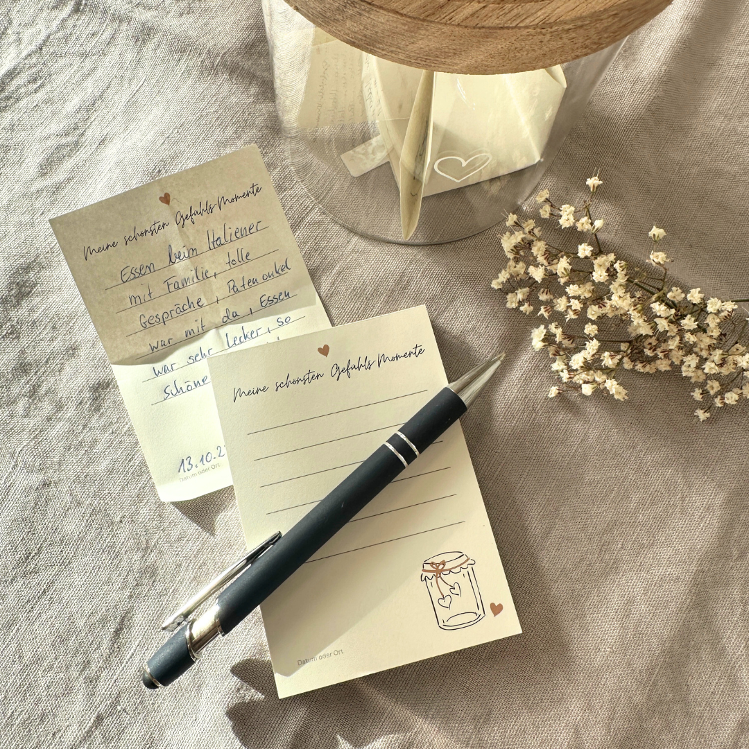 Notizblock • Glückmoment