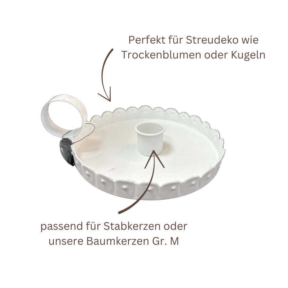 Kerzenhalter - Kammerleuchter Shabby