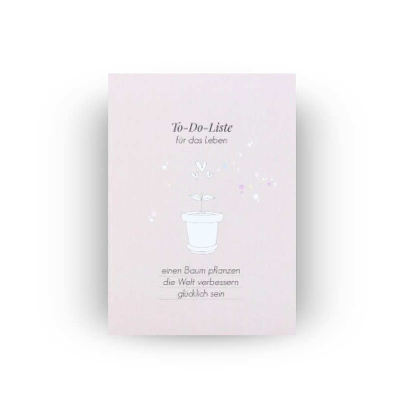 Blumensaat • Geschenk • To-Do-Liste für das Leben