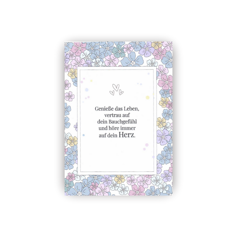 Postkarte • Genieße das Leben