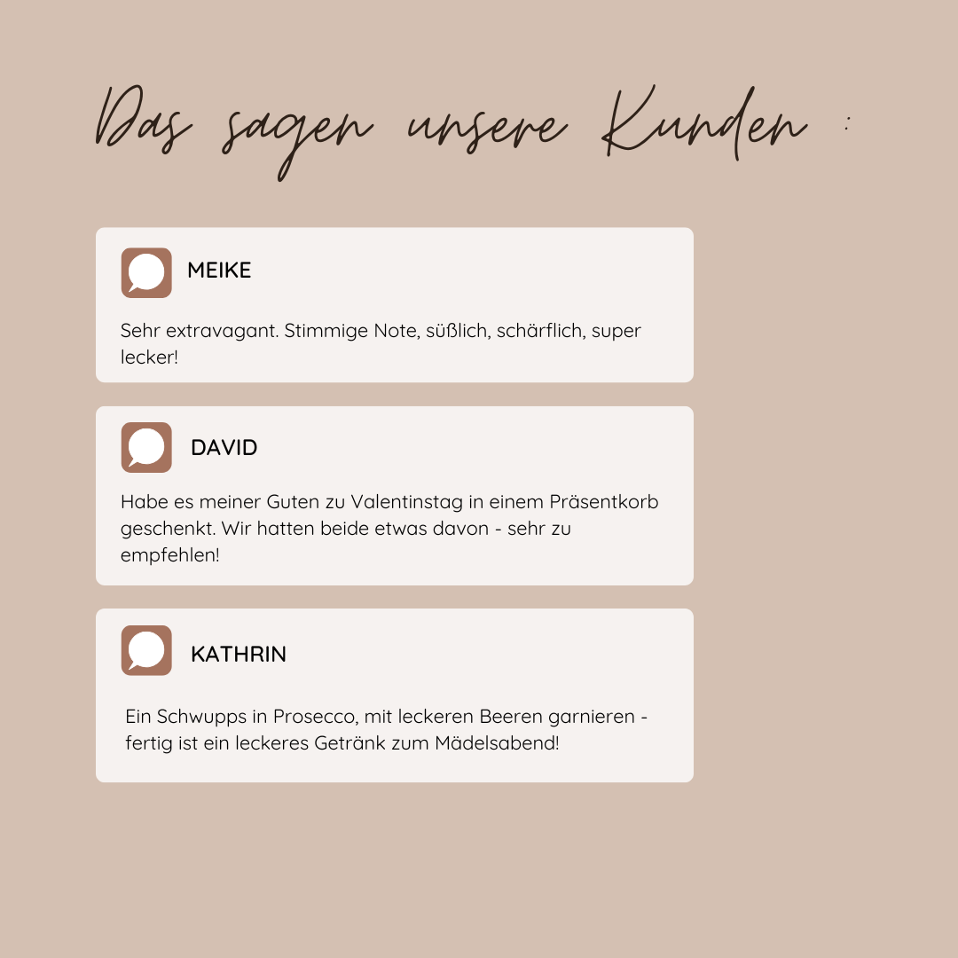 ELIXIER D'AMOUR • Edition Noir • Sinnlicher Likör • Mini 40ml