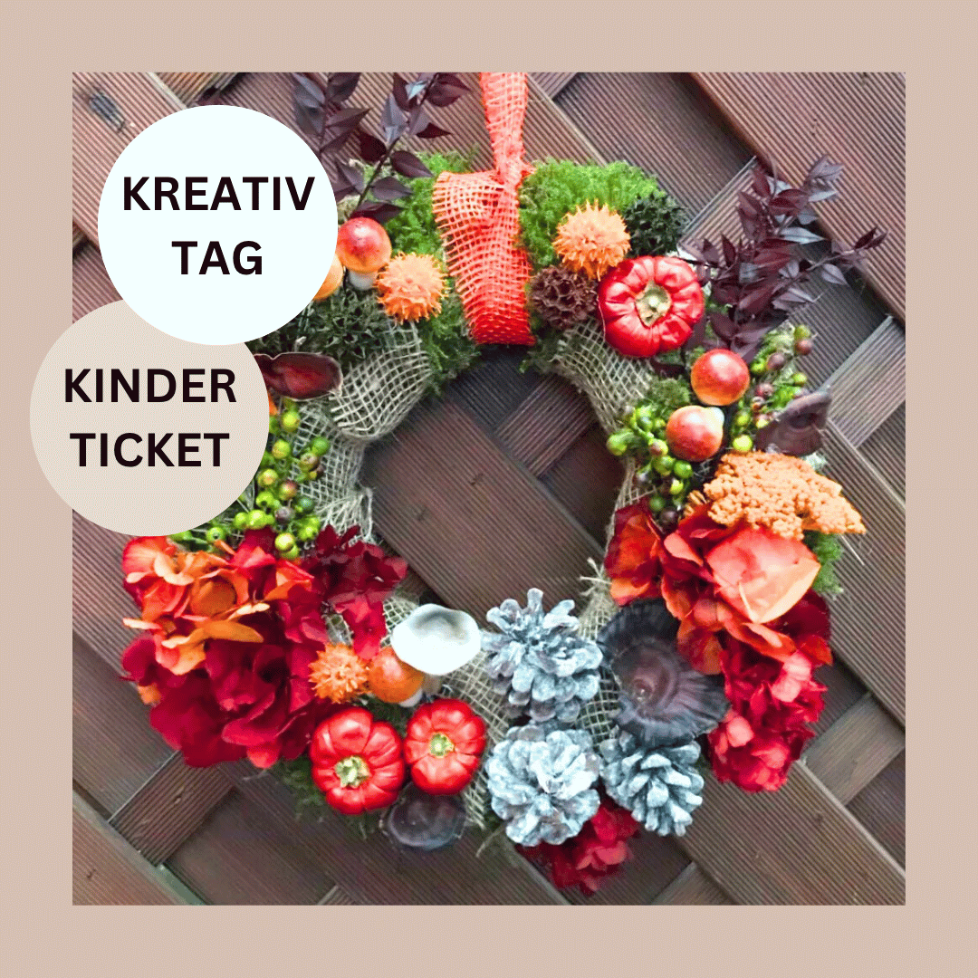Kreatives Gestalten - Kinderticket - Herbstkranz - 27.9. von 13-17 Uhr