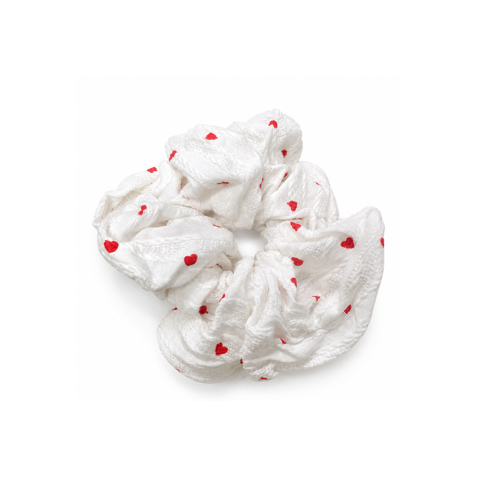 Scrunchie - kleine Herzen