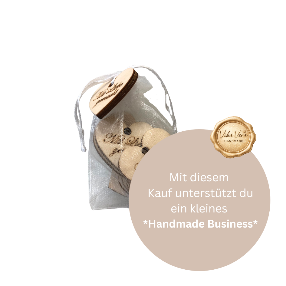 Säckchen mit Geschenkanhängern