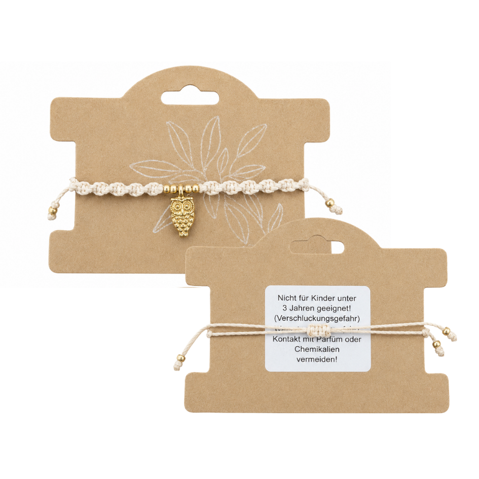 Armband weiß mit Anhänger