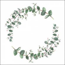 Papierserviette - groß - Eucalyptus Branch