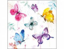 Papierserviette - klein - Butterfly collection