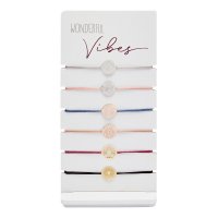 Armband VIBES - Friendship - silber rosa