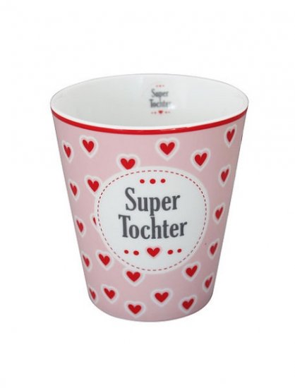 Mug - Becher - Super Tochter - zum Schließen ins Bild klicken