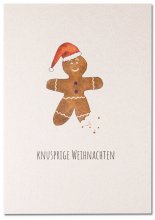 Postkarte - Knusprige Weihnachten