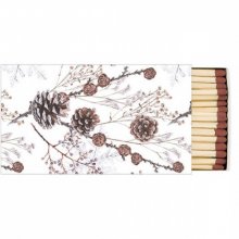 Streichhölzer - Matches - Pine Cones white