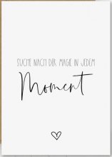 Postkarte - Minimal - Magie im Moment