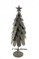 Metall Baum - Winterbaum - Antik grau - XL