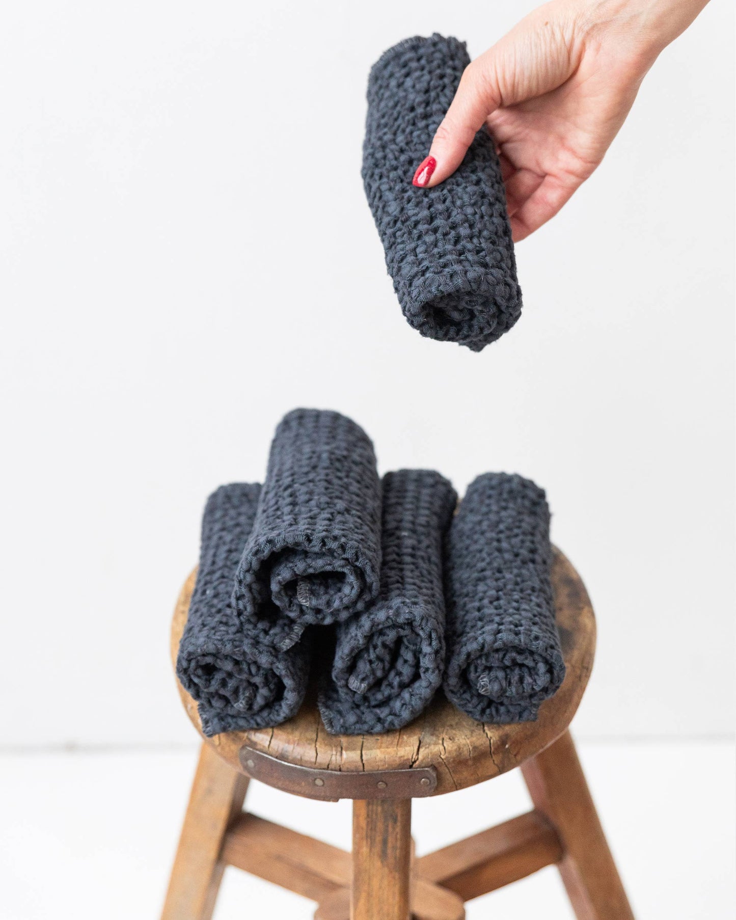 Gesichtstuch - Lappen - Waffel-Leinen - Zero Waste