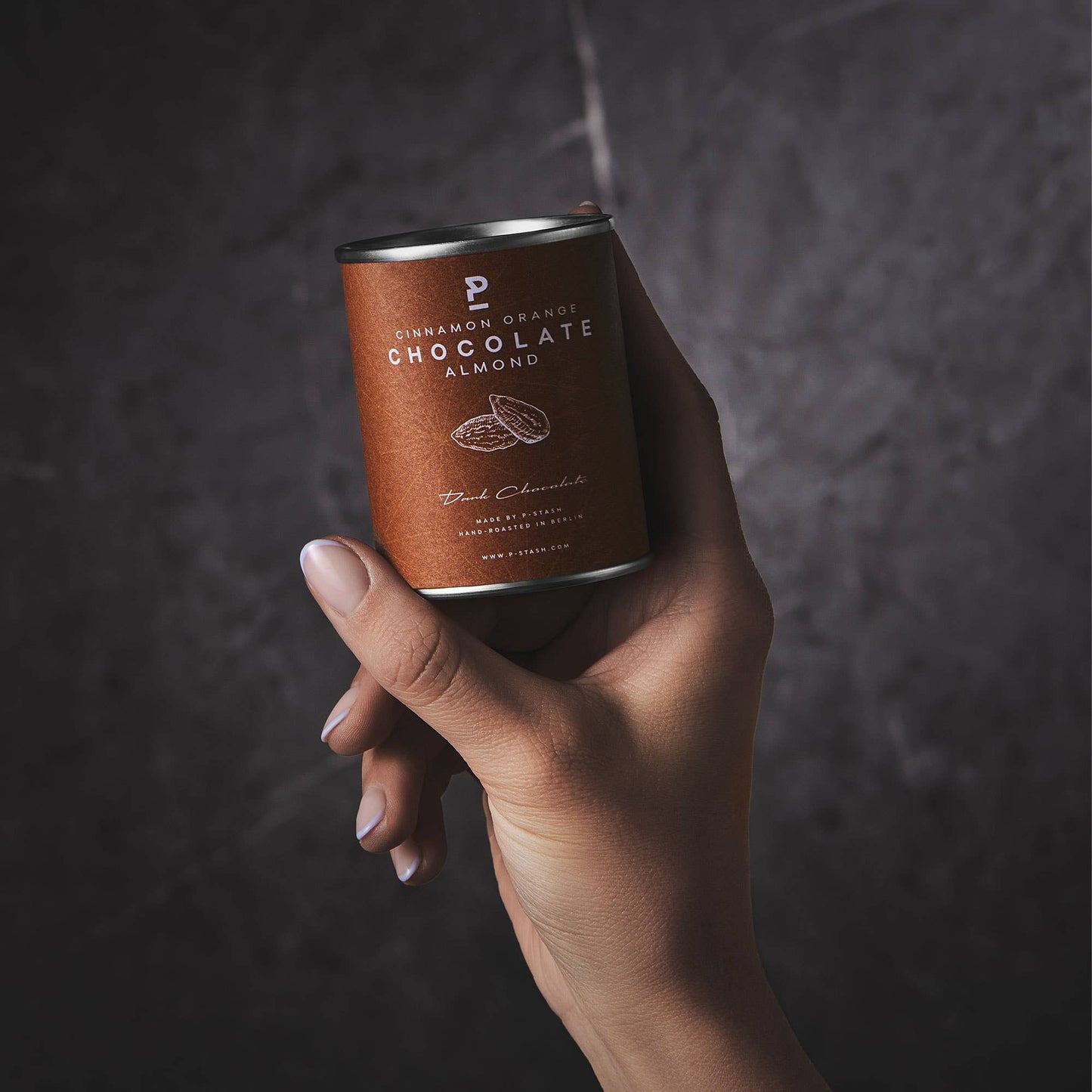 Schoko Genuss - Mandel mit dunkler Schokolade Zimt & Orange - 60g