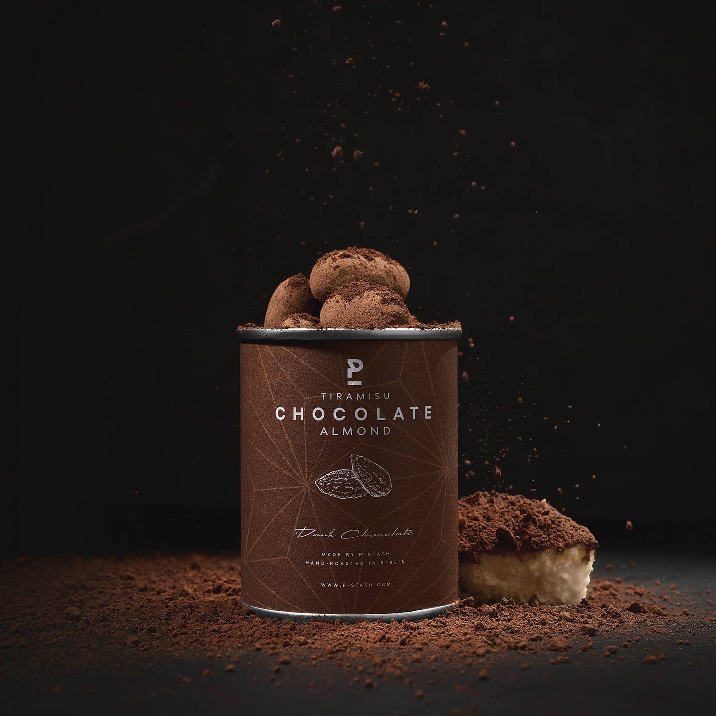 Schoko-Genuss - Mandel mit dunkler Schokolade Tiramisu 60g