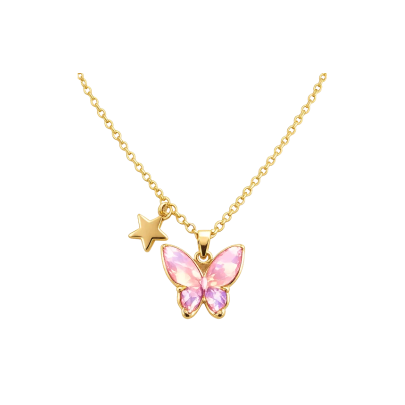 Halskette KINDER - Feen-Schmetterling